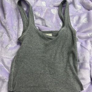 Abercrombie and Fitch Gray Tank: Size XL